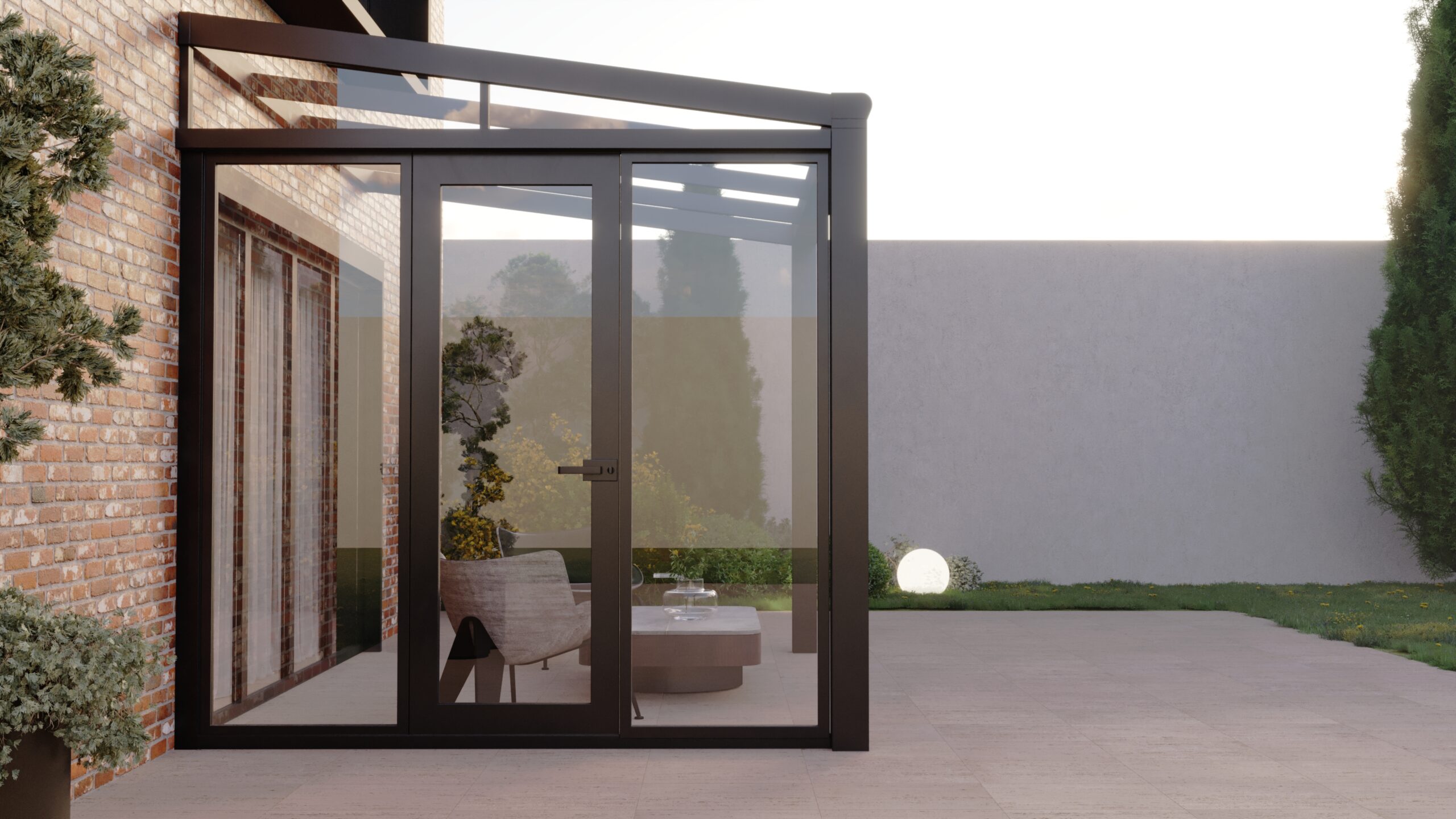Zijwand glas